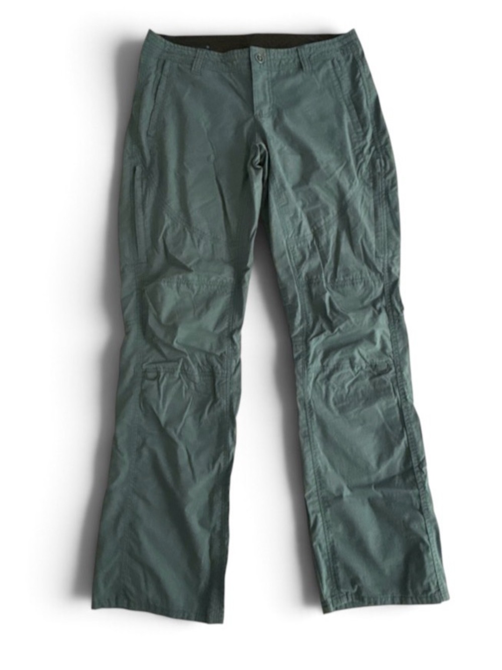 Kuhl Spire Roll Up Pants Women’s 6 Short Blue Green GranolaGirl Gorpcore Hiking